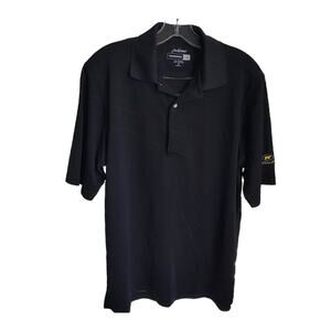 Jack Nicklaus Men's Golf Shirt Size Small Black Name and Bear on Sleeve